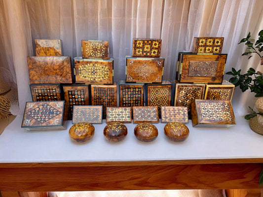Discover the Timeless Elegance of Moroccan Burl Thuya Jewellery Boxes: The Perfect Keepsake Gift