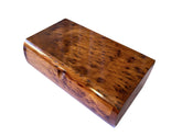 Large Thuya Burl Jewelry Box 10x6in