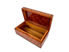 jewelry box burl thuya wood storage organizer