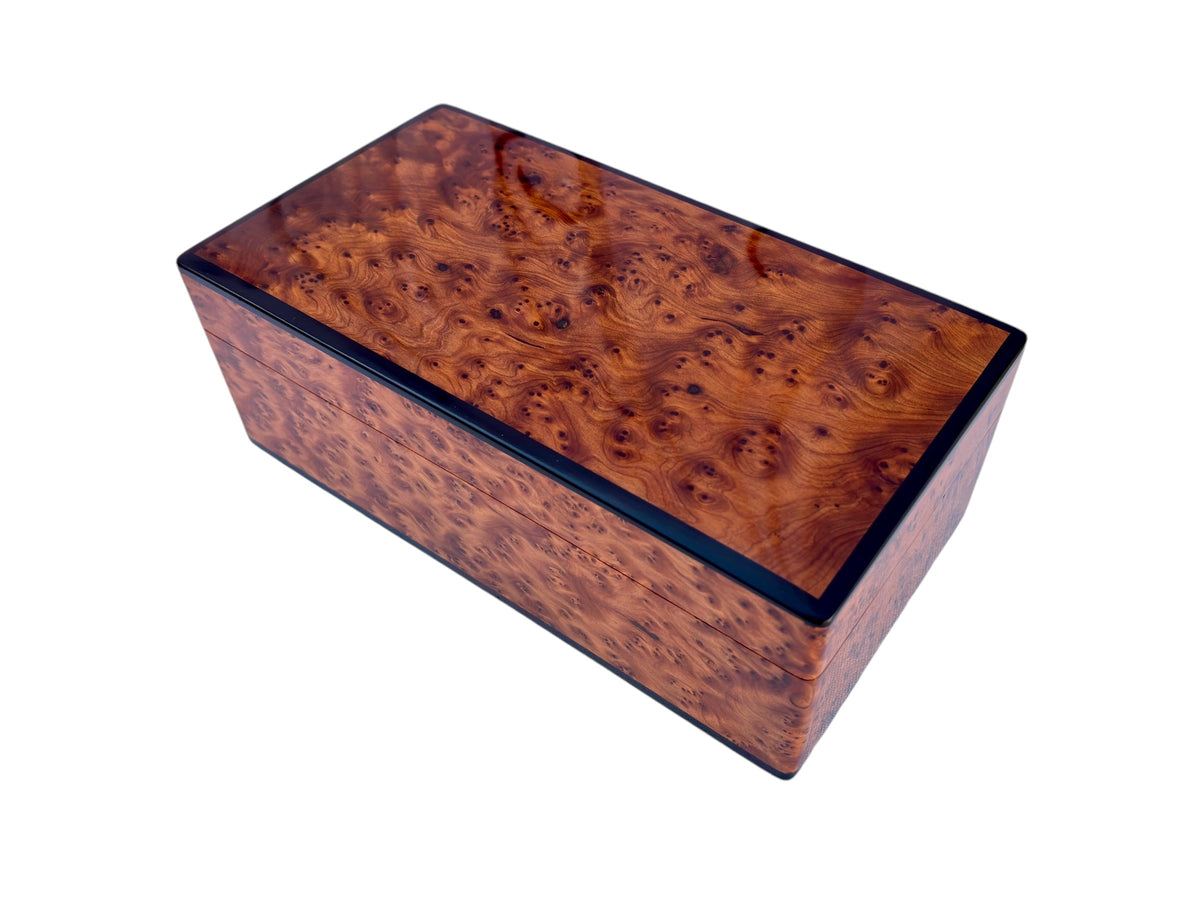 jewelry box burl thuya wood storage organizer